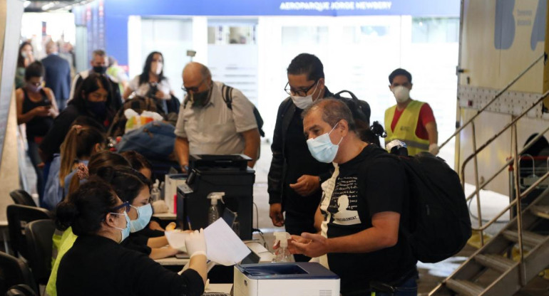 Aeropuerto, pandemia, foto NA