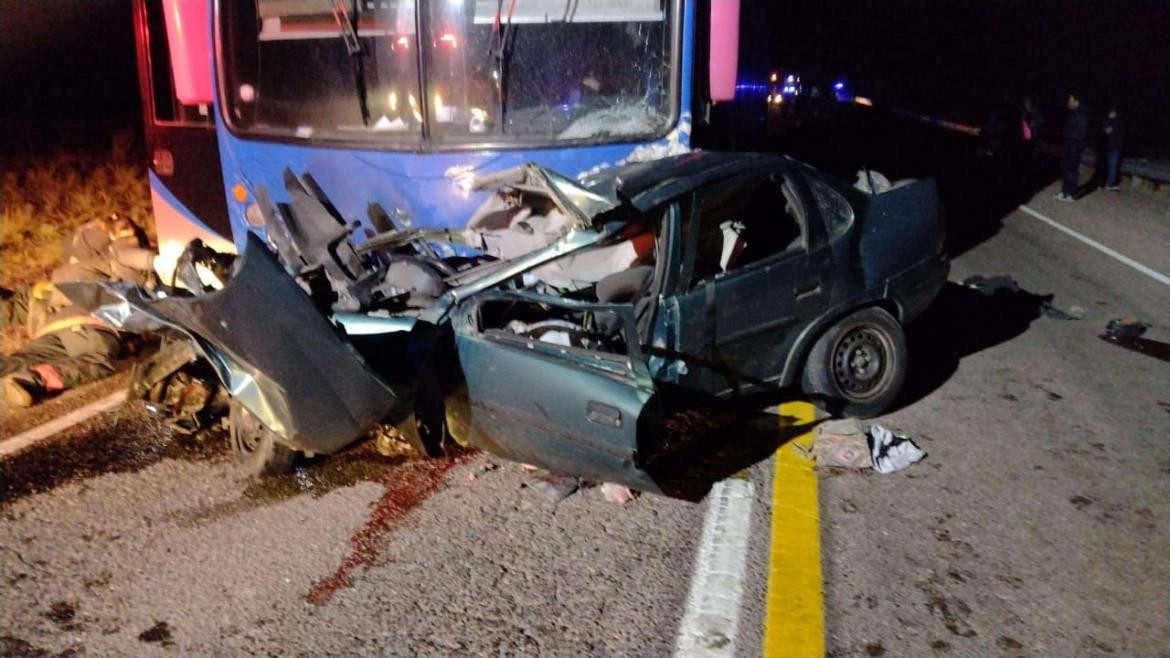 Accidente de auto en Potrerillos, Mendoza