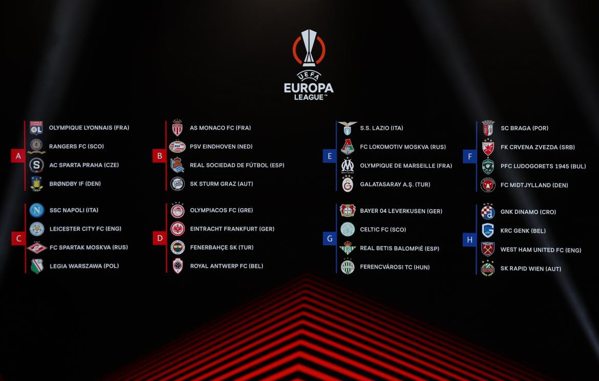 Sorteo de la Europa League, REUTERS