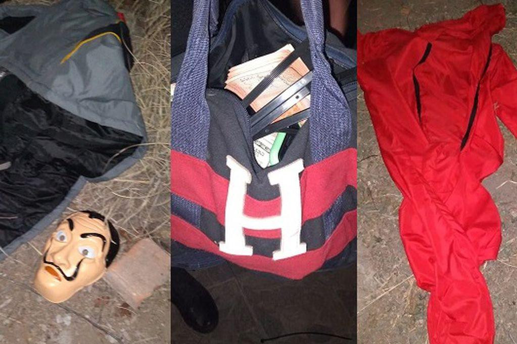 Robo con la ropa de La Casa de Papel en una empresa de Mendoza