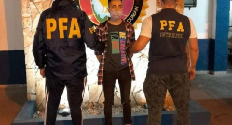 Julián Ovejero capturado por Interpol, Foto: Policía
