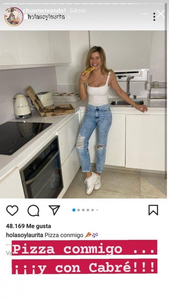 Historia de Instagram de Laurita Fernández