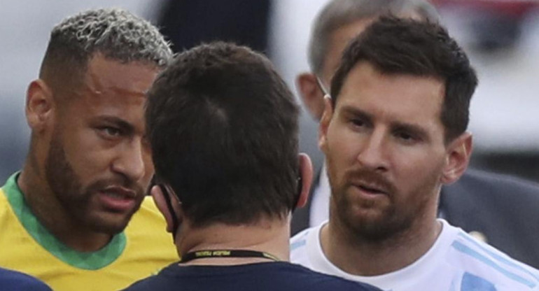 Partido entre Brasil y Argentina, suspensión, Neymar, Messi, Reuters