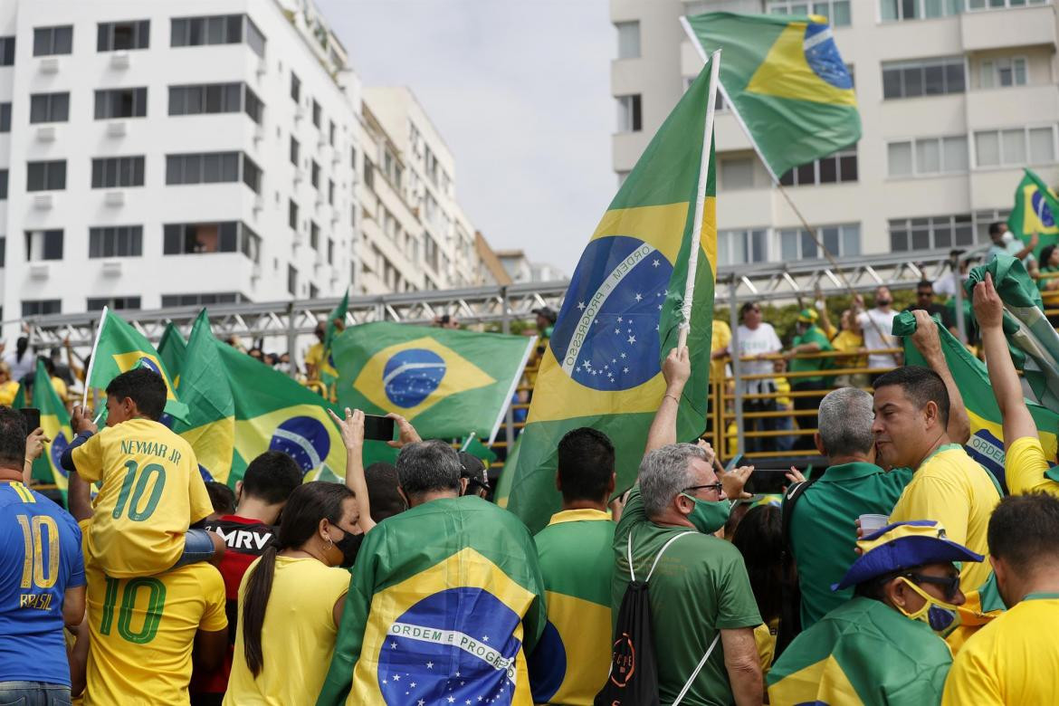 Marcha a favor de Jair Bolsonaro, Brasil, EFE