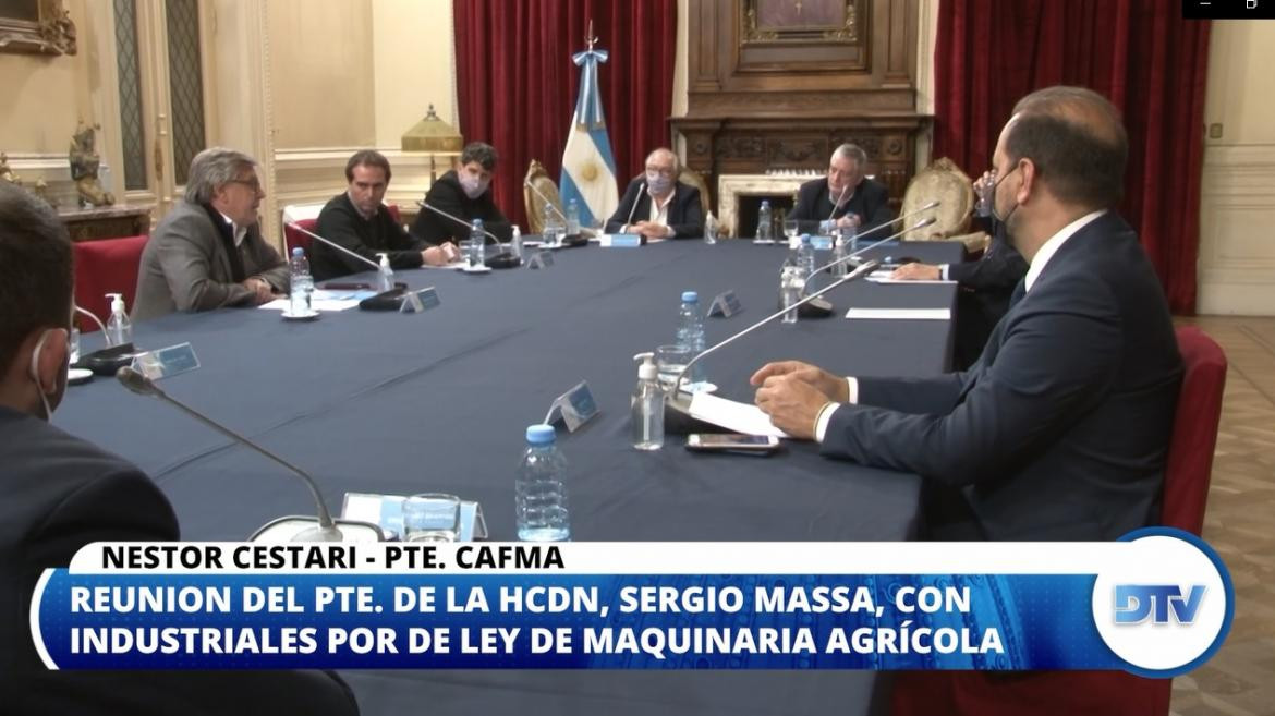 Diputados: reunión con las Cámaras de fabricantes de maquinaria agrícola	