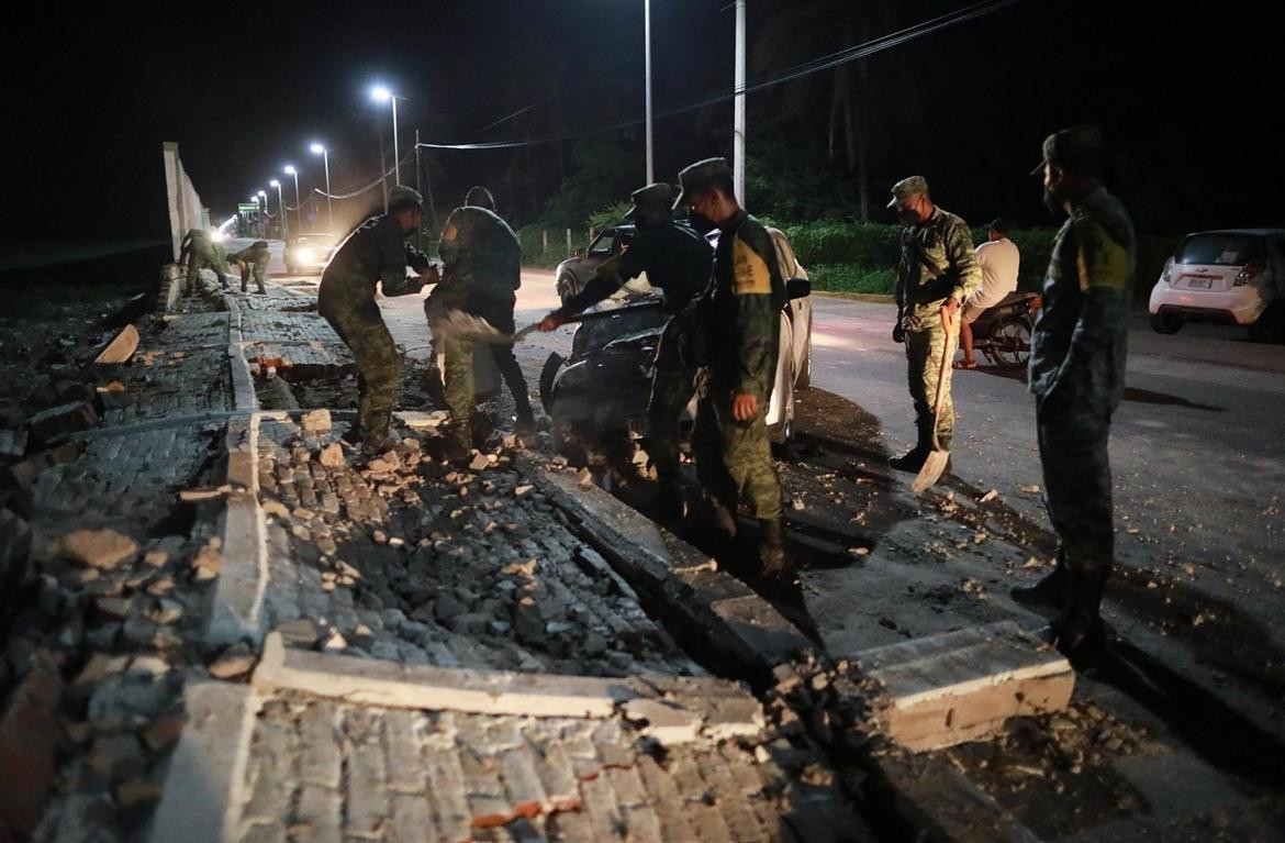 Fuerte terremoto en México, EFE