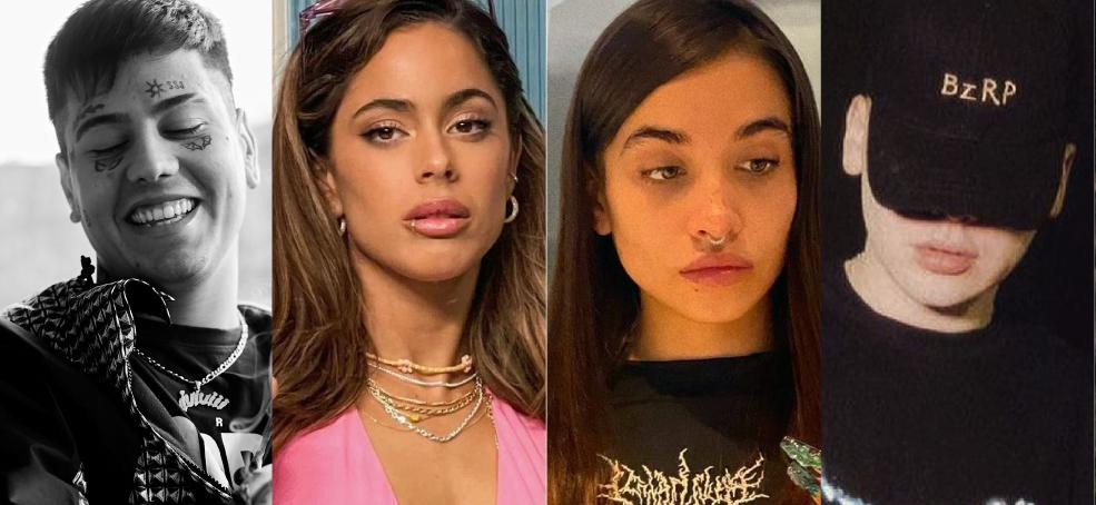 Duki, Tini Stoessel, María Becerra y Bizarrap