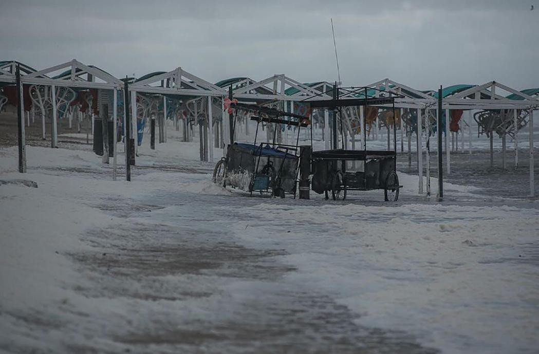 Temporal en la costa aatlántica