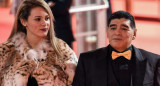 Rocío Oliva y Diego Maradona. Foto: NA.