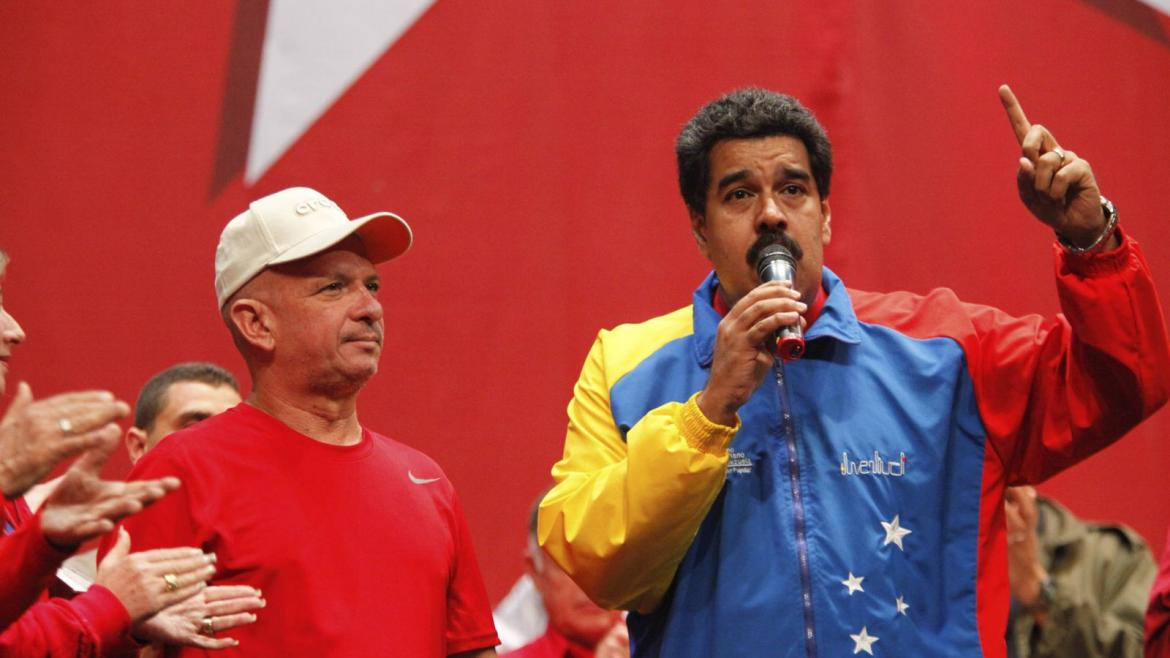 Pollo Carvajal y Nicolás Maduro