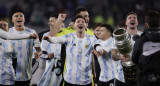 Festejos de la Selección Argentina ante los hinchas, Reuters