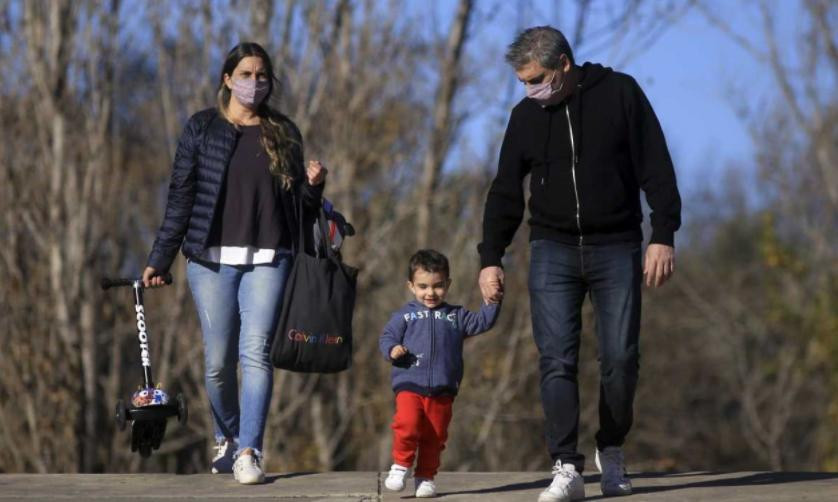 Familia porteña, foto NA