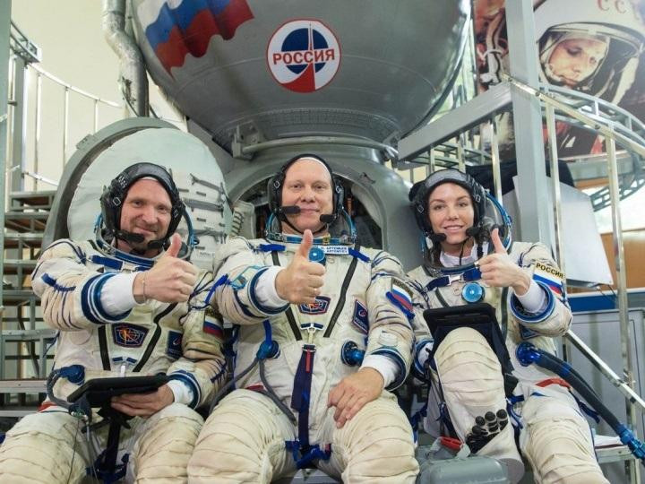 La película “El Reto” será la primera que se filmará en el espacio, Foto: Roscosmos