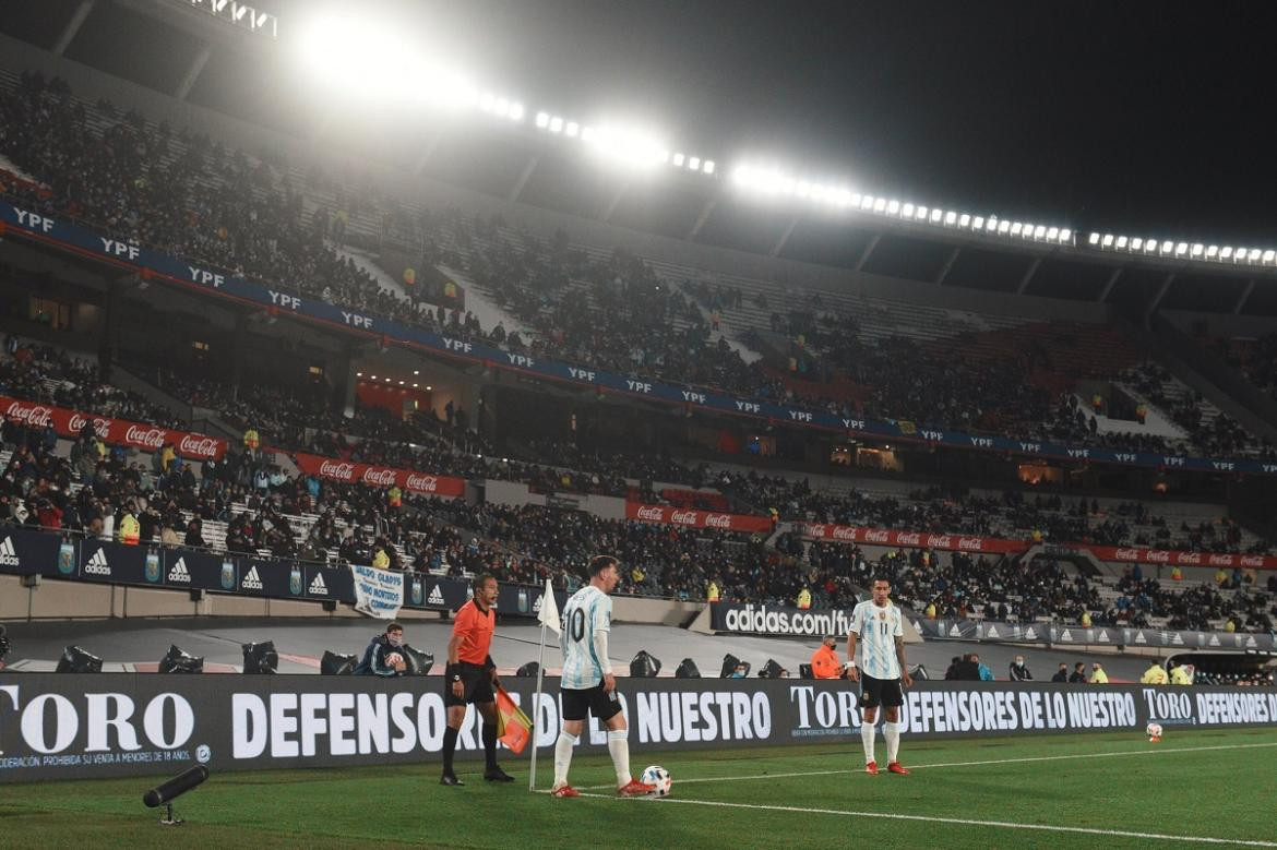 Selección argentina en el estadio Monumental