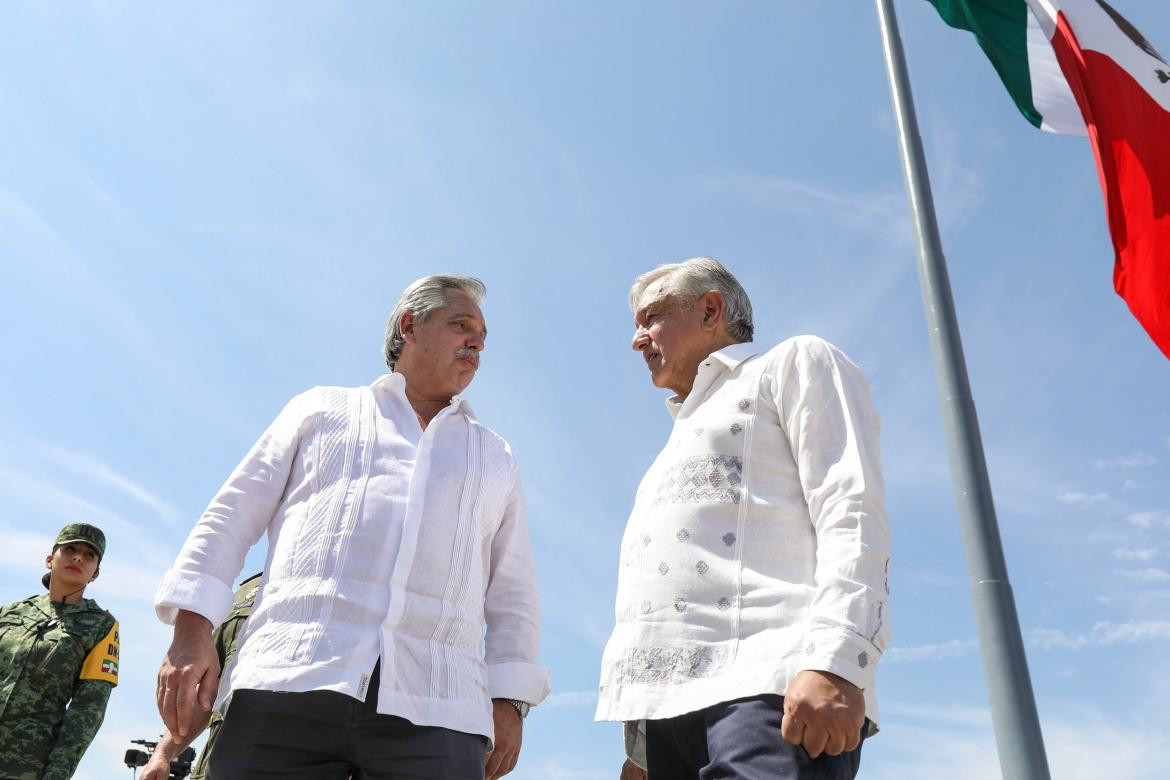 Alberto Fernández y Andrés Manuel López Obrador, NA