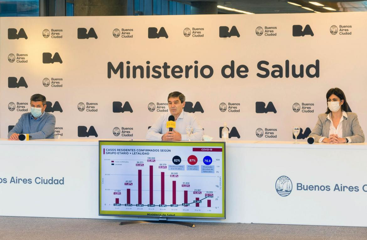 Fernán Quirós, ministro de Salud de la Ciudad, NA