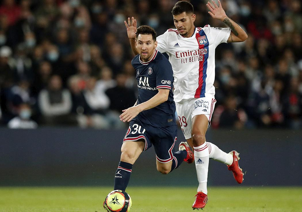 PSG vs. Lyon, Messi, Reuters	