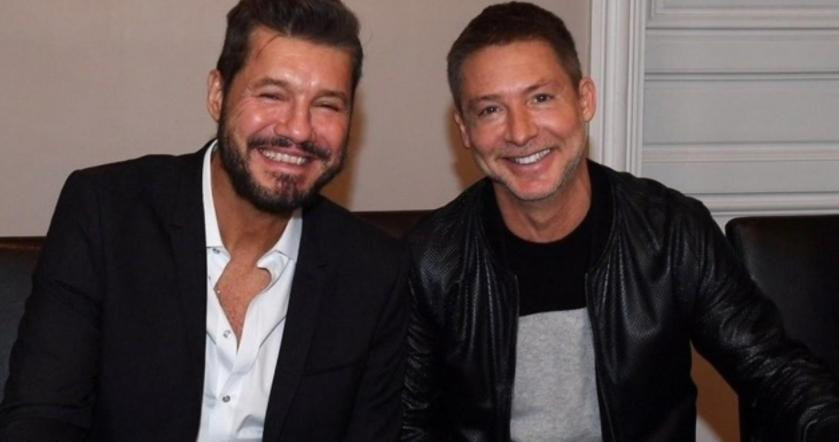 Marcelo Tinelli y Adrián Suar, foto NA