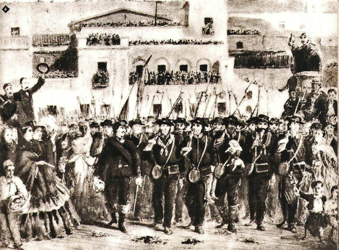 Partida de Guardia Nacional, Batalla de Pavón