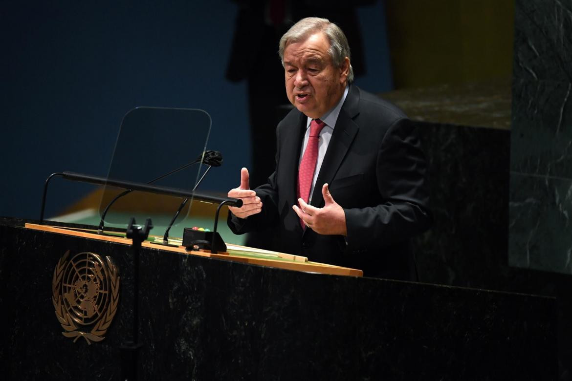  jefe de la ONU, António Guterres, EFE