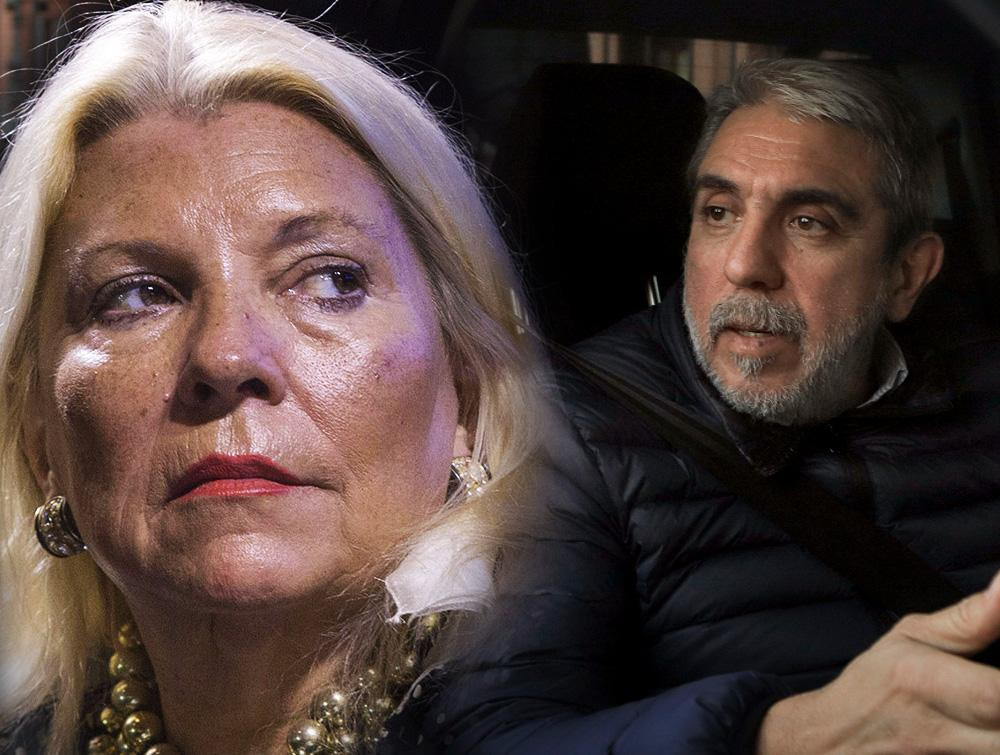 Elisa Carrió y Aníbal Fernández, NA