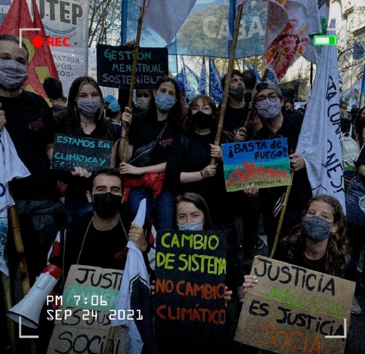 Crisis climática en primera persona: “Tengo 23 y en vez de salir con amigos debo reclamar por mi futuro”