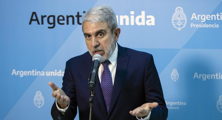 Anibal Fernandez, ministro de Seguridad. Agencia NA.