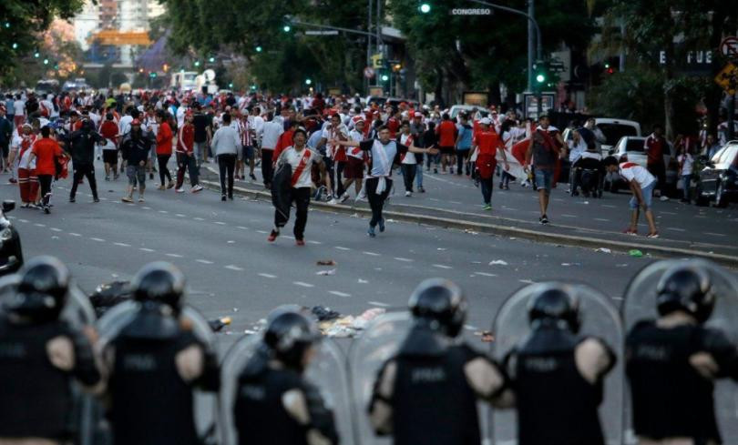 Operativo Superclásico, foto NA