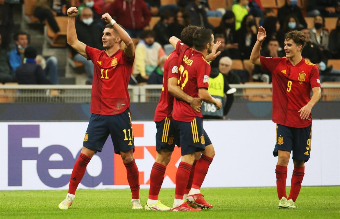 Festejo de España ante Italia por la UEFA Nations League, AGENCIA EFE