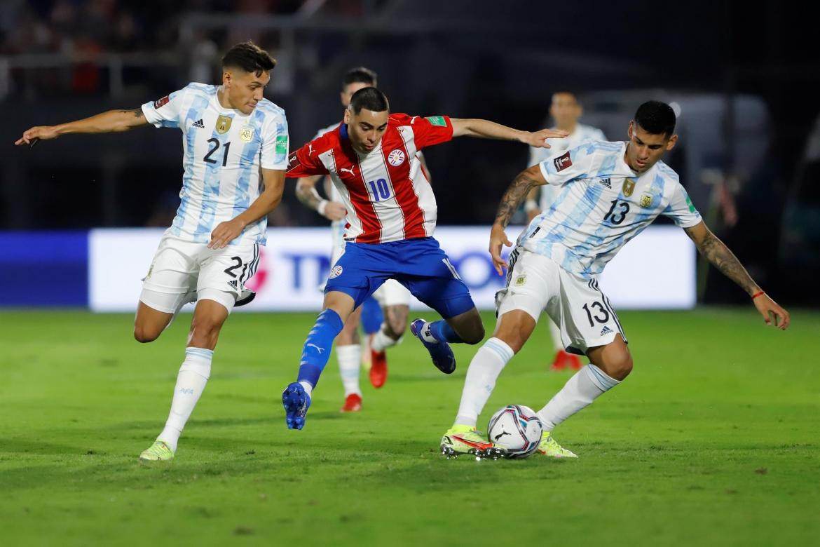Argentina vs. Paraguay por Eliminatorias, Scaloni, AGENCIA EFE