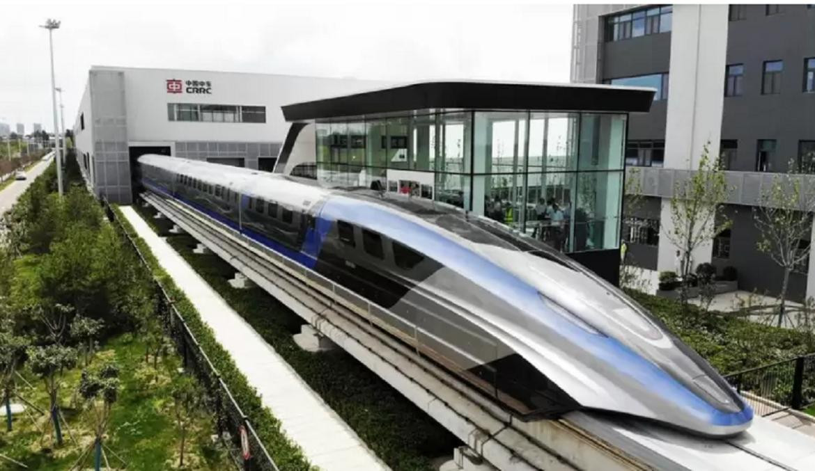 China creó el tren más rápido del mundo: levita y alcanza los 600 km/h