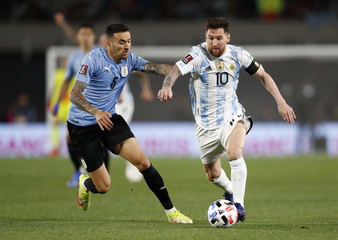 Lionel Messi, Argentina vs Uruguay, Eliminatorias, Reuters