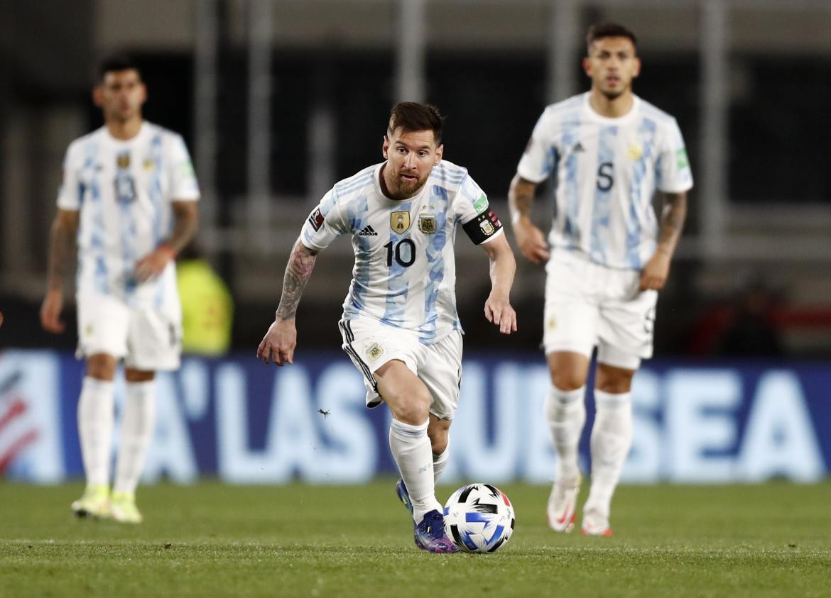 Lionel Messi, Argentina vs Uruguay, Eliminatorias, Reuters