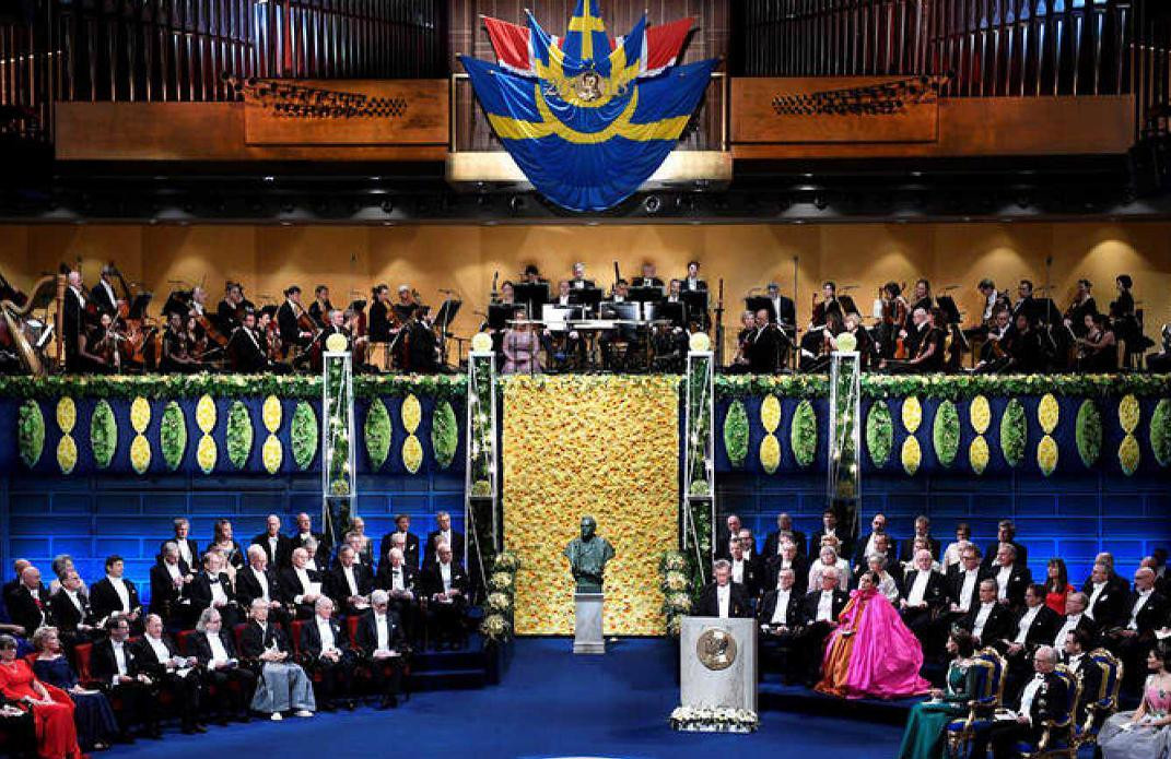 Entrega del Premio Nobel, Foto Premio Nobel