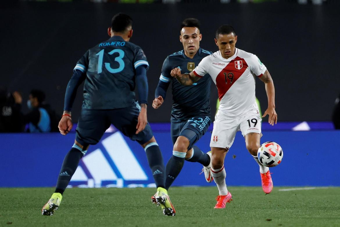 Argentina vs. Perú Eliminatorias, EFE