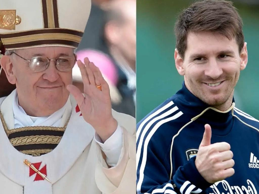 Papa Francisco y Lio Messi
