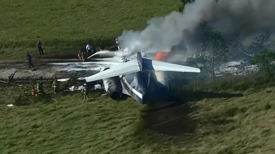 Milagro en accidente aéreo en Texas