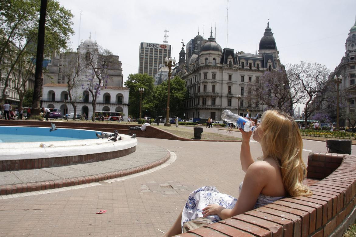 Calor en la Ciudad de Buenos Aires