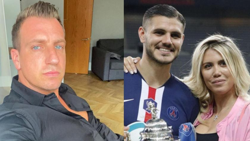 Maxi López, Mauro Icardi y Wanda Nara, foto NA