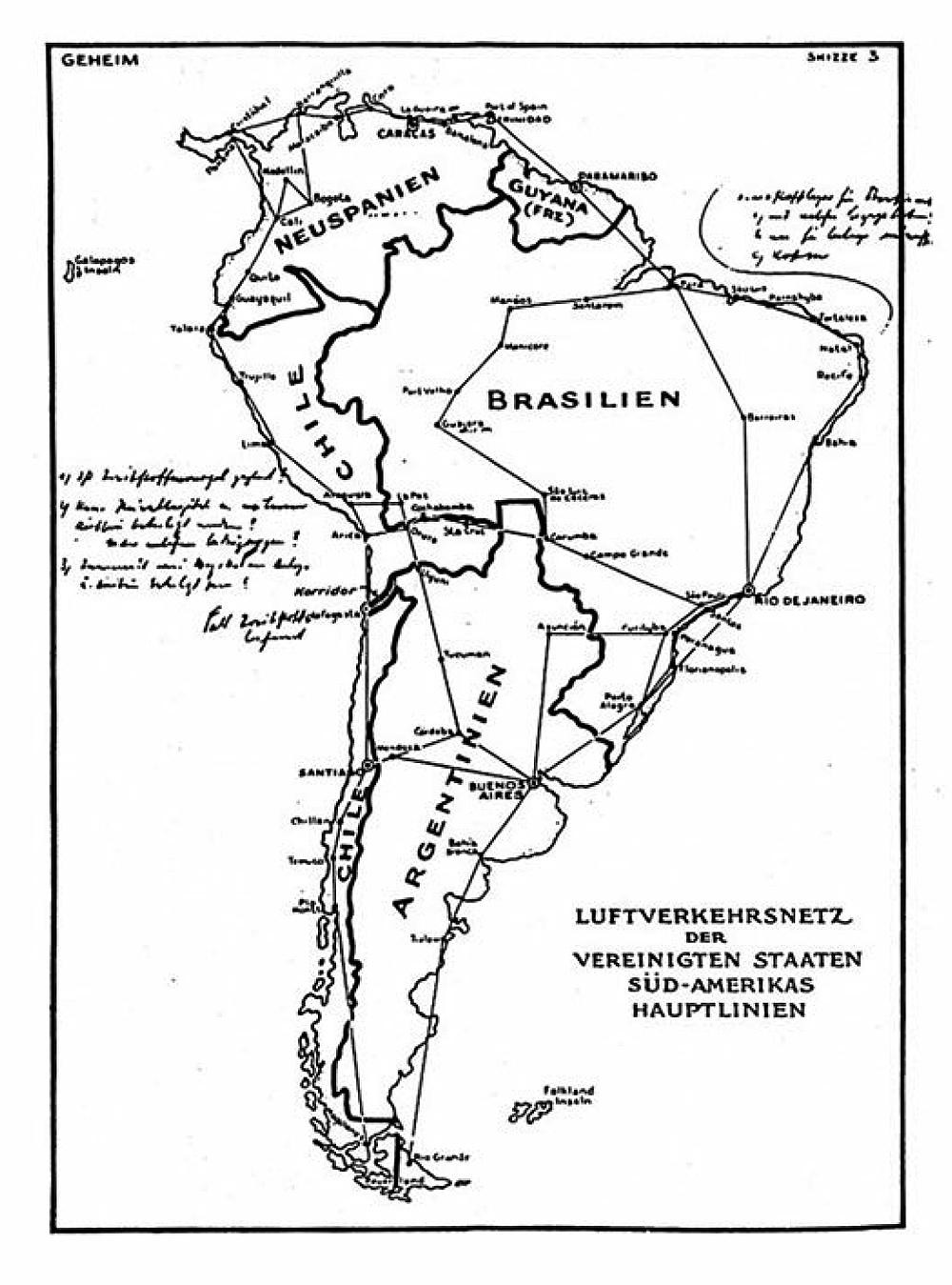 El Plan nazi para dominar la Patagonia y toda Sudamérica	