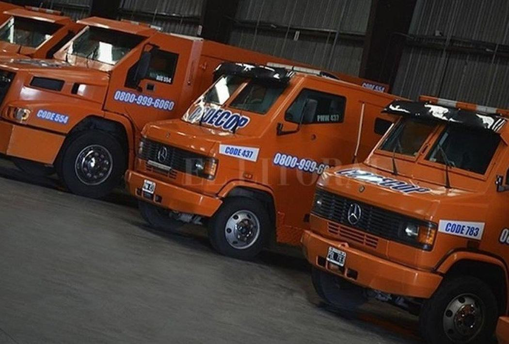 Transporte de caudales, camiones, foto El Litoral