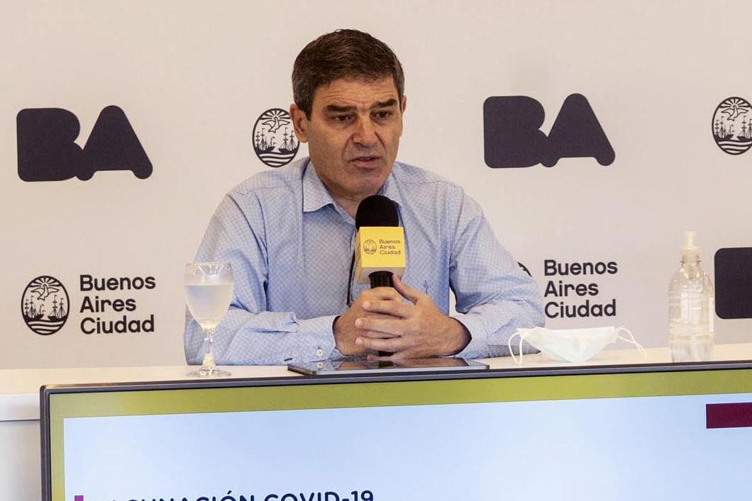 Fernán Quirós, ministro de Salud de Ciudad de Buenos Aires,NA