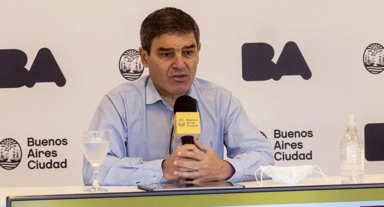 Fernán Quirós, ministro de Salud de Ciudad de Buenos Aires,NA