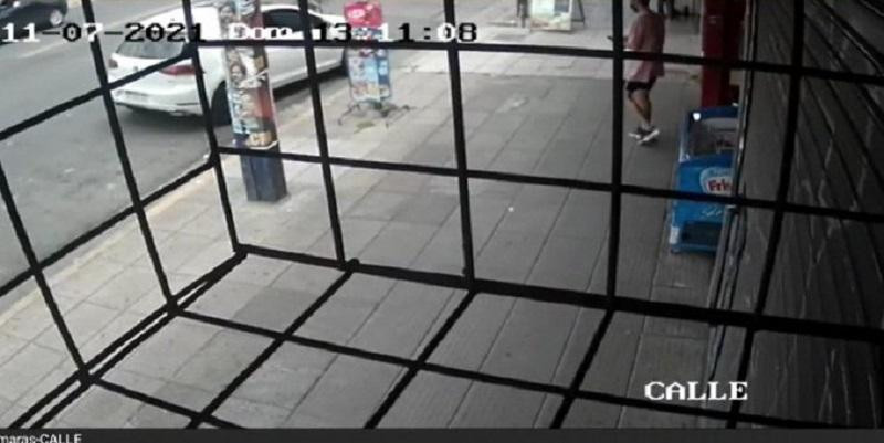 Crimen del kiosquero: imágenes del momento previo al asesinato 