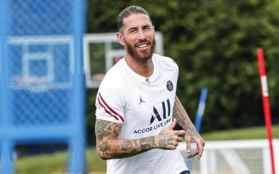 Sergio Ramos, PSG, foto Twitter