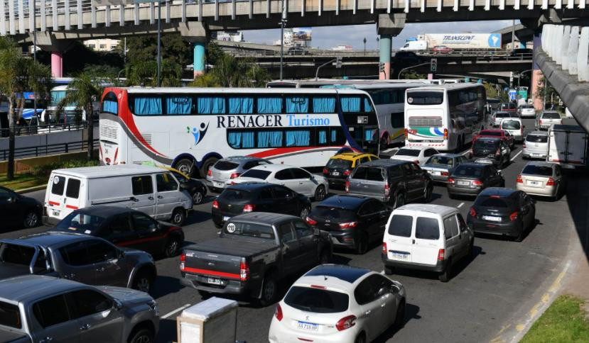 Protesta de choferes de larga distancia, NA