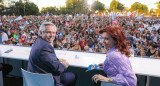 Alberto Fernández y Cristina Fernández de Kirchner en Merlo