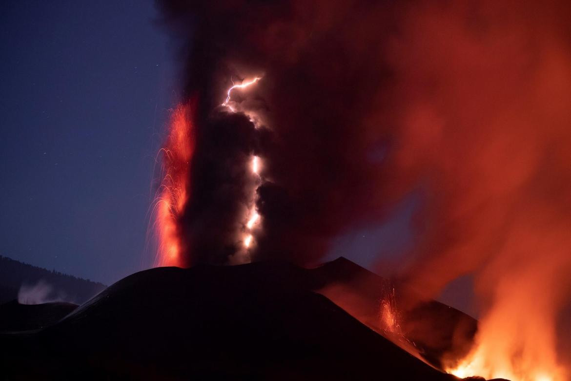 Volcan de La Palma, España. Agencia EFE.