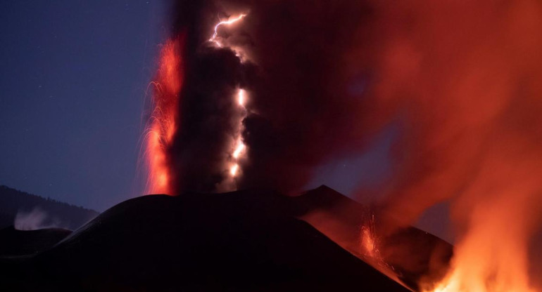 Volcan de La Palma, España. Agencia EFE.