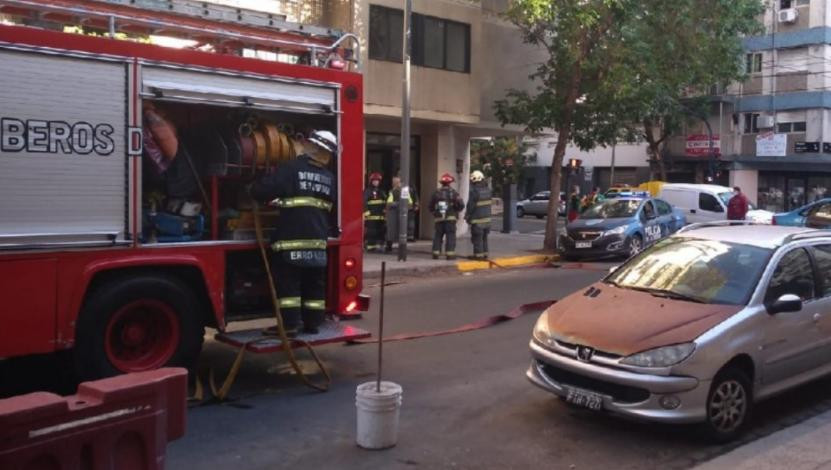 Escape de gas en Palermo, foto NA